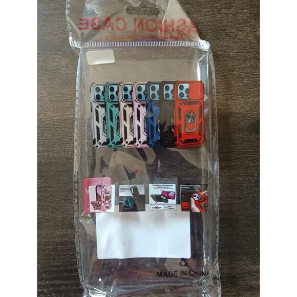 “Red Shockproof Case w/ Ring Kickstand & Camera Cover for Samsung Galaxy S25 Ult - Picture 2 of 3